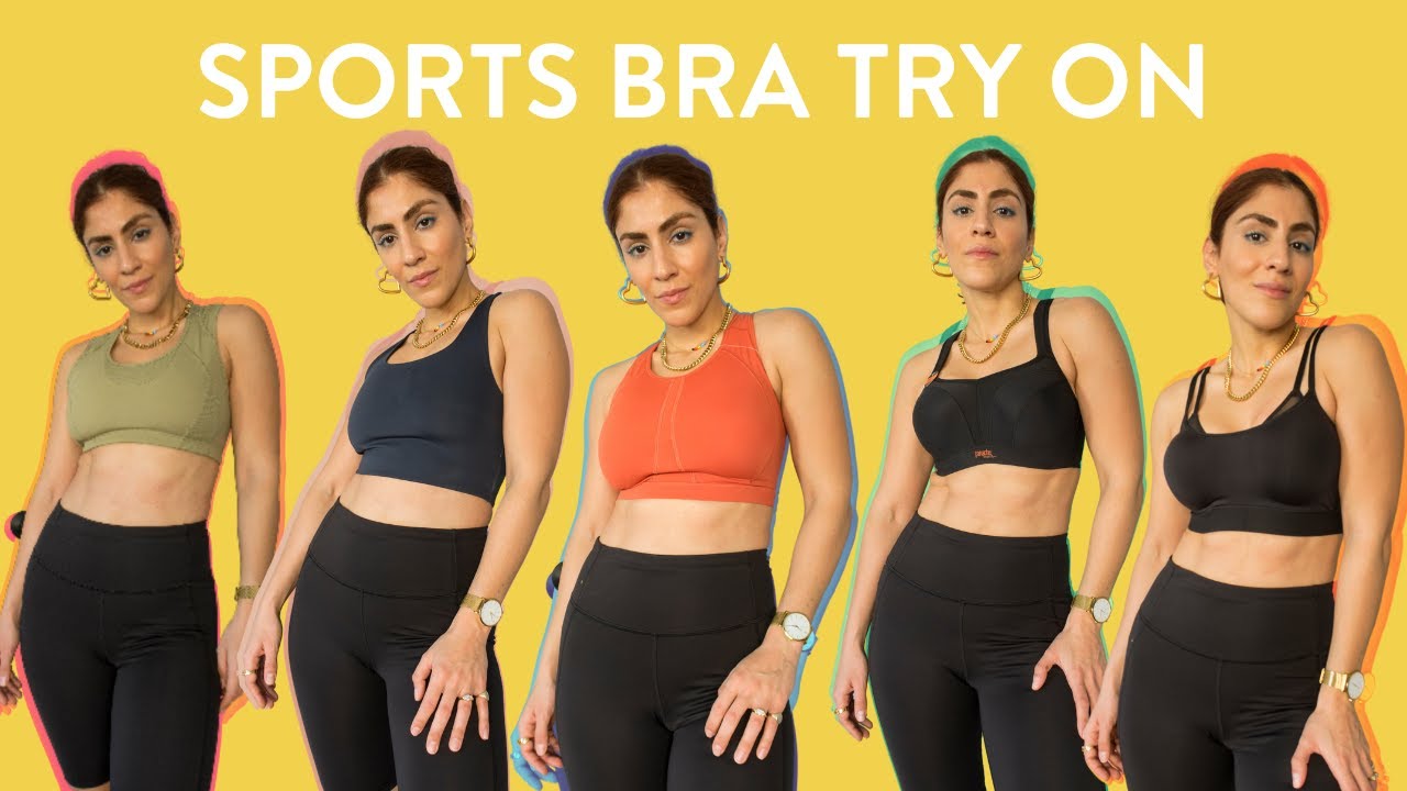BEST SPORTS BRA FOR LARGE BUSTS TRYING ON 5 TOP RATED BRAS! YouTube