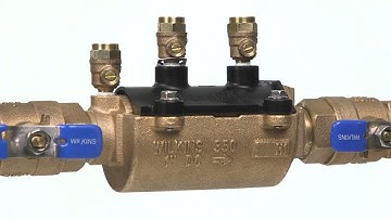 Installing a 1" Zurn Wilkins 350 Double Check Valve Assembly