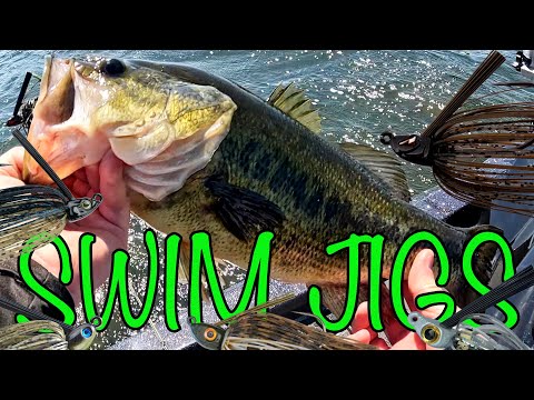 Swim Jig Tips for Early Spring Bass - Why Fishing the Wind Works!