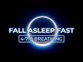 Fall Asleep in 60 Seconds: 4-7-8 Breathing Visualizer | Stop Panic Attacks