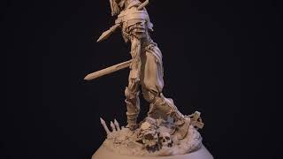 Mini Skeleton Warrior Turntable