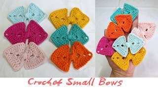 CROCHET SMALL BOW EASY | DIY  | #crochetbow