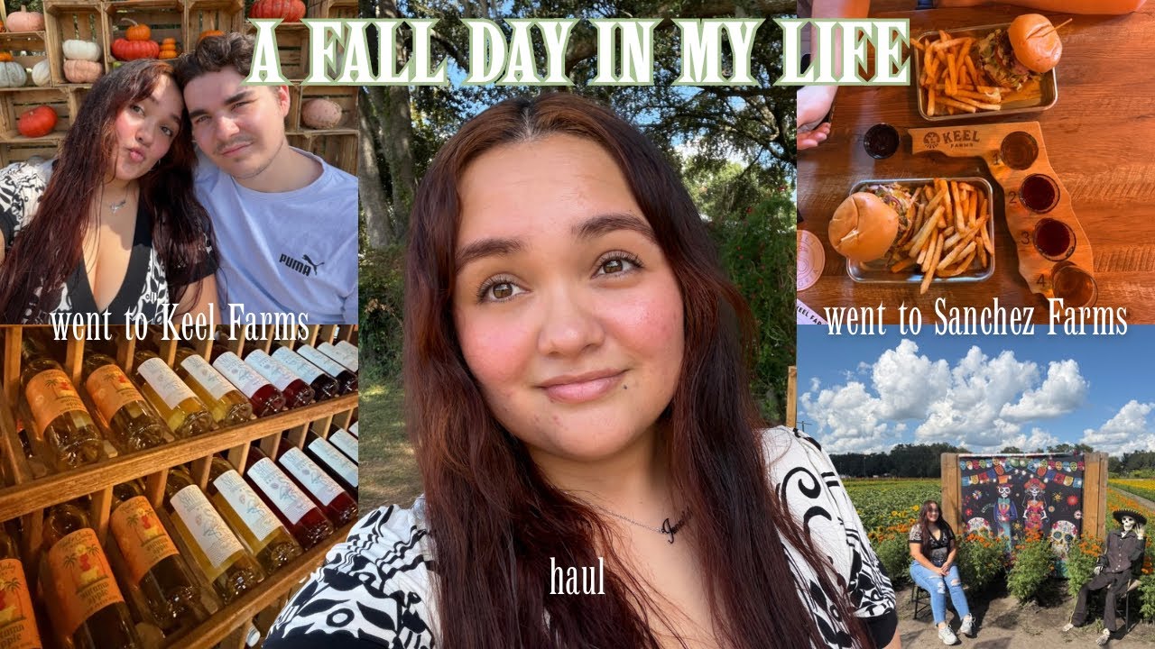 A Fall Day In My Life (went to Keel Farms, went to Sanchez Farms, Haul) | VLOGOWEEN DAY 10