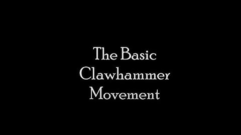 Lesson 1 -Clawhammer Banjo/Basic Movement - Double C Tuning: GCGCD