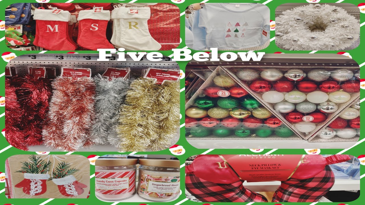 🎄🎀🎅🤩👑 Five Below Christmas 2021 Preview!! Great Deals on Home Decor and