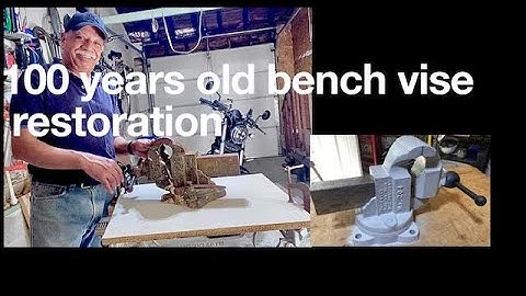 Restoration of 100 years old Bench vise
