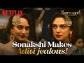 Sonakshisinhas savage comeback leaves aditi rao hydari stunned  heeramandithe diamond bazaar