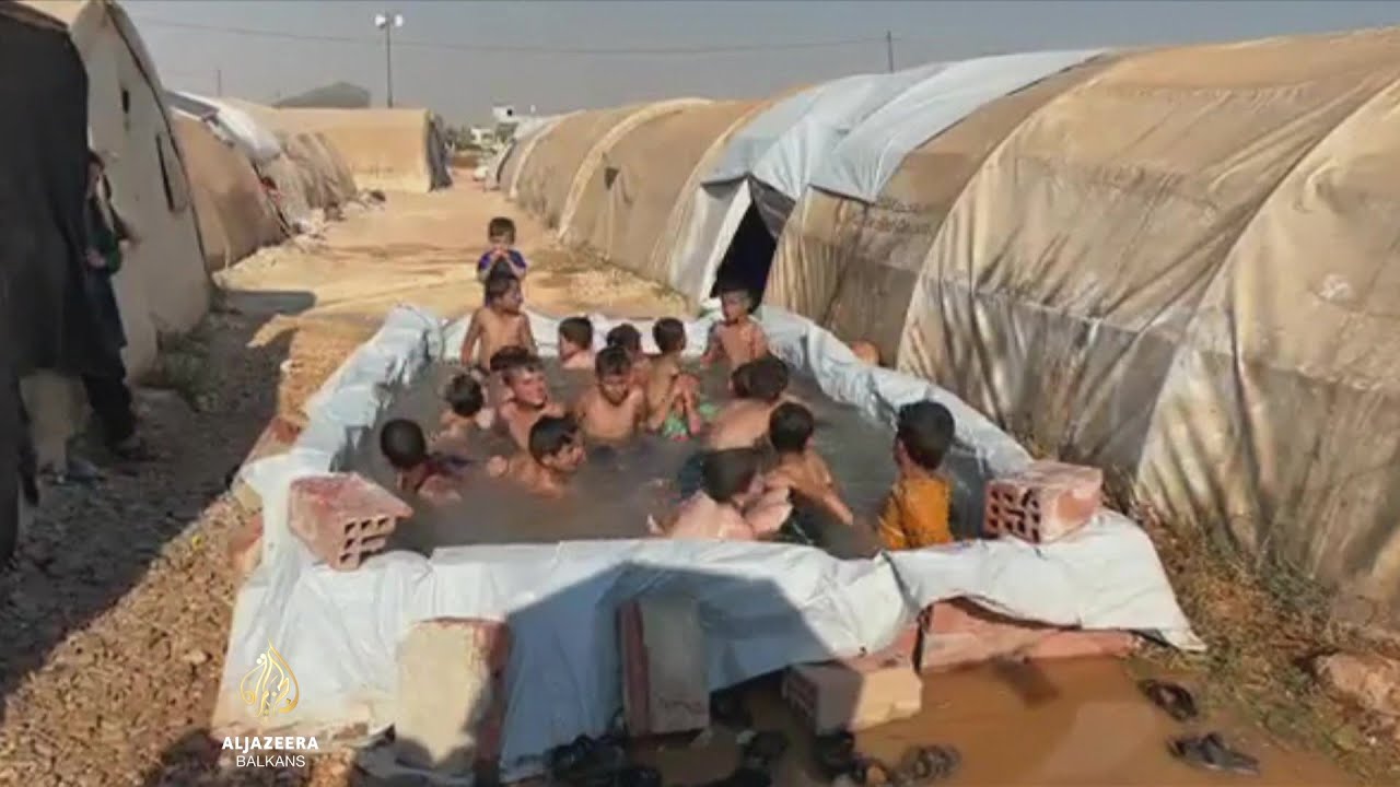 ملايين النازحين في سوريا يتضررون من موجة الحر