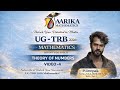 UG - TRB | MATHS 2026 | UNIT - 1 | Theory of Numbers | Video - 4 | Deepak sir |