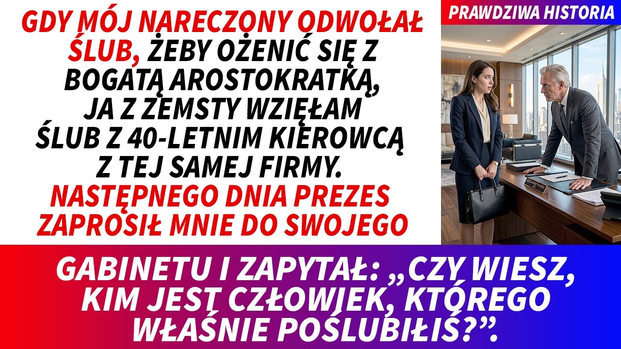 Deszcz lał jak z cebra, gdy Patryk w eleganckim garniturze rzucił mi w twarz kopertę z pieniędzmi i powiedział, że ślubu nie będzie, bo on potrzebuje trampoliny do kariery, a ja jestem już tylko...