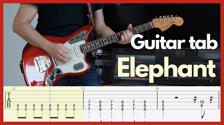 Elephant Guitar version - Guitar performance video thumbnail