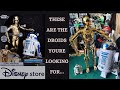 Disney store vintage style r2d2 and c3po