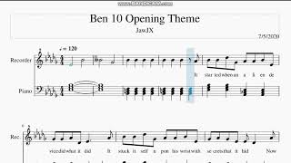 Cartoon Network – Ben 10 Theme Song Samples