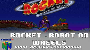[N64 Manual] Rocket - Robot on Wheels (USA) - Nintendo 64 Game Instructions
