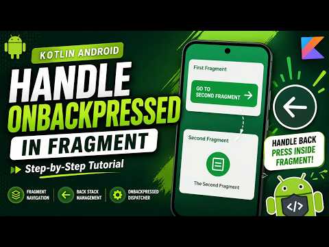 🏀 ANDROID - 🏀 FRAGMENT ON-BACK PRESS 🏀 - KOTLIN