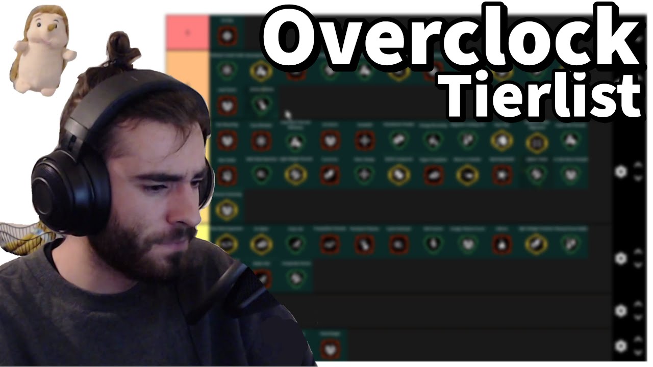 DRG Overclock Tier List YouTube