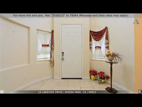 12 Lakeside Drive, Buena Park, CA home video tour