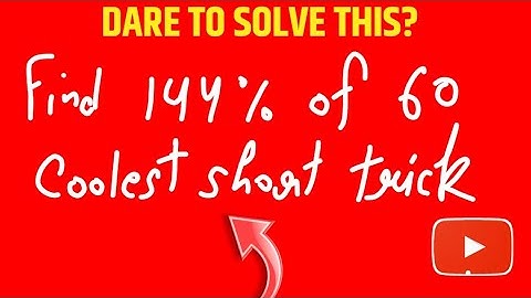 Precentage short trick | olympiad maths | IMO #olympiadmathematics