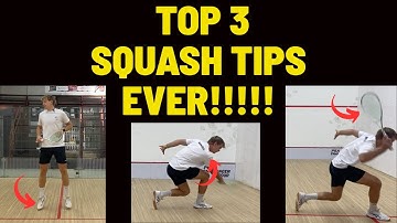 3 Vital Squash Tips For Rapid Improvements!