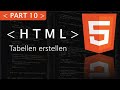 HTML Tutorial (Deutsch): Part 10 Tabellen erstellen