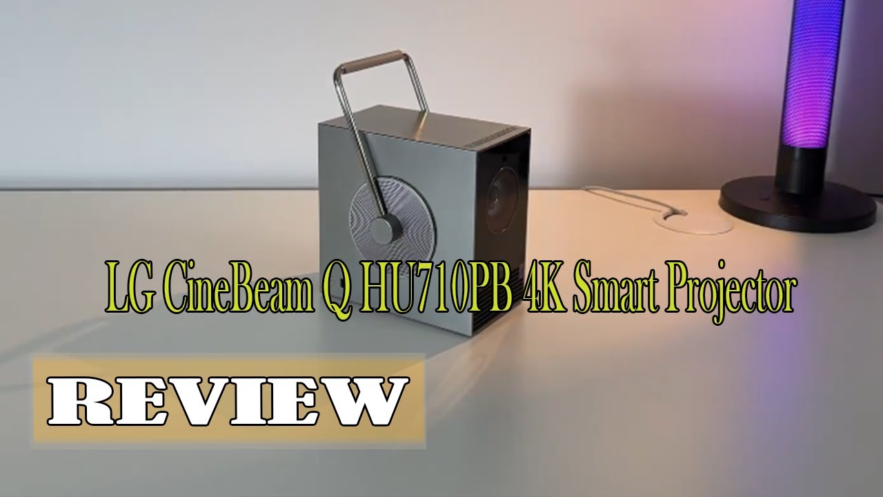 LG CineBeam Q HU710PB 4K Smart Portable Projector Review (2025