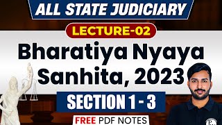 Celebrity BNS Section 1-3 | BNS Section Wise | Bharatiya Nyaya Sanhita 2023 | Judiciary By PW #2 Wealth
