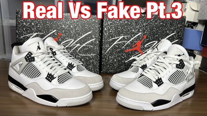 How To Spot Real Vs Fake Jordan 4 Black Cat – LegitGrails