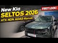 New Kia Seltos 2026 HTX Manual Petrol Walk Around Features Explained And With Interiors 