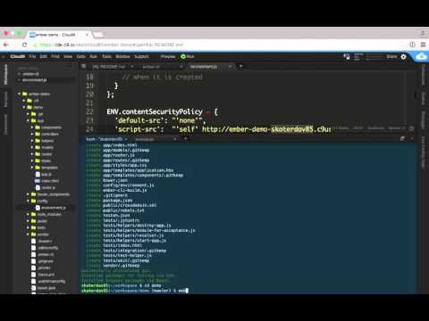 Installing Ember CLI on Cloud 9 IDE