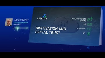 Digitisation and Digital Trust