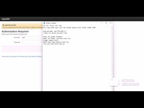 Cara - Cara Nak Reset OpenWRT Paling Mudah Sekali