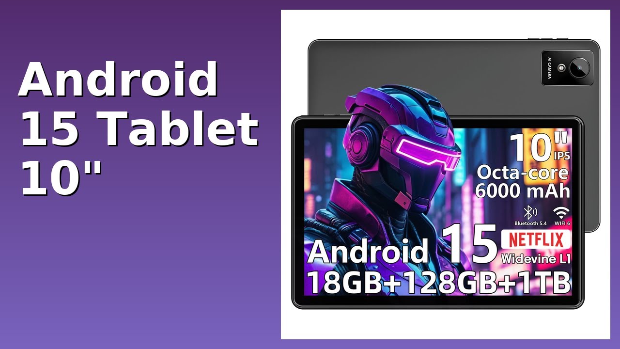REVIEW (2026): Android 15 Tablet 10