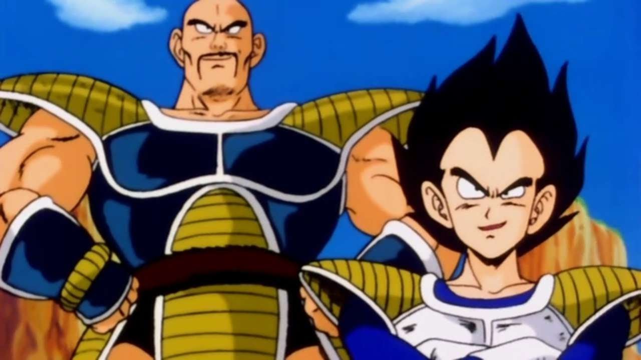 Vegeta and Nappa arrive on earth