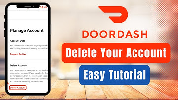How to Delete Account DoorDash !
