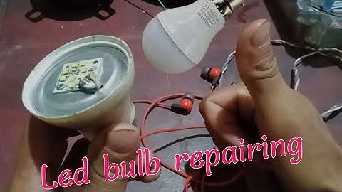How to repair led bulb | Led bulb blinking problem solved 🤗