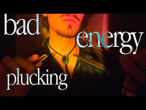 asmr | plucking away your bad energies and getting rid of your anxiety looped