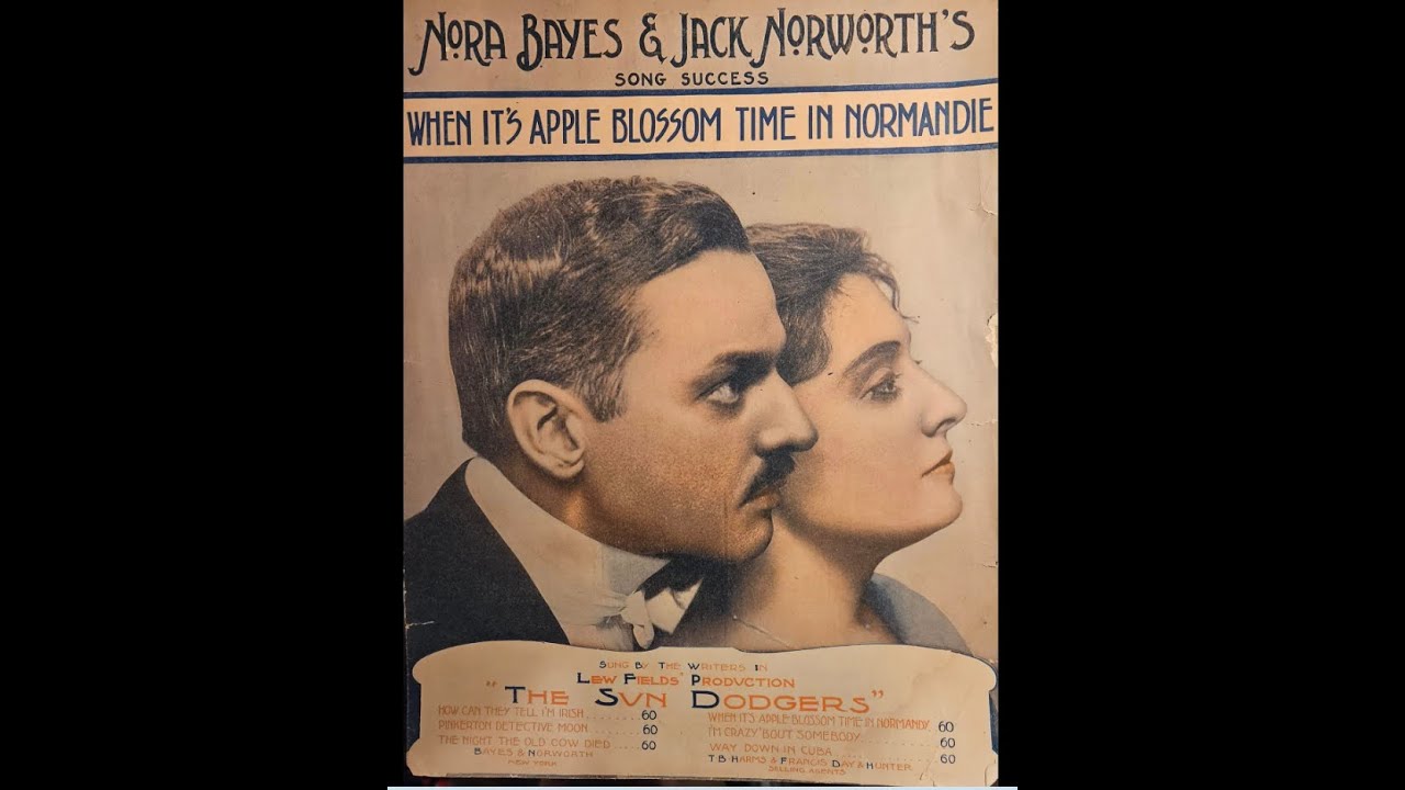 "Medley of Nora Bayes & Jack Norworth Hits" Victor Orchestra on Victor 16508 (1910) Bayes-Norworth