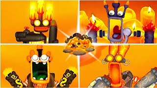 All Wubboxes on Fire Haven – All Fanmade Boxes, Sounds & Animations | My Singing Monsters || MSM Wub