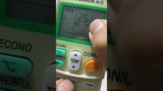 Detailed instructions for using the DAIKIN ECONO Inverter 2-way air conditioner remote control