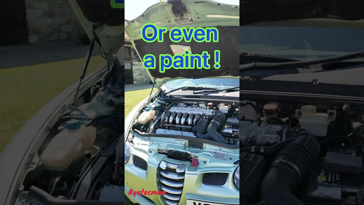 Alfa with a great rear end and exhaust sound