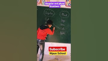 Singular and Plural Numbers Nipun Bharat Mission #shorts #viral #youtubeshorts #short