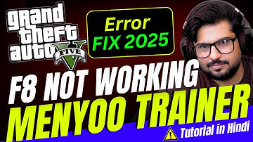 Menyoo Trainer Not Working 2025! How to Fix Menyoo GTA 5 MOD in Hindi