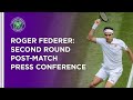 Roger Federer Second Round Press Conference | Wimbledon 2021