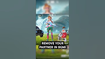 How to remove your BFF partner in BGMI | BGMI SHORTS | Tips and tricks