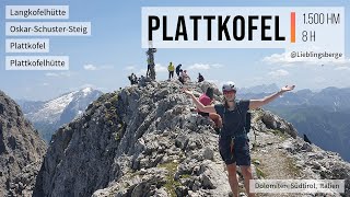 Klettersteig auf den Plattkofel (2.964m) - die südtiroler Dolomiten von ihrer schönsten Seite