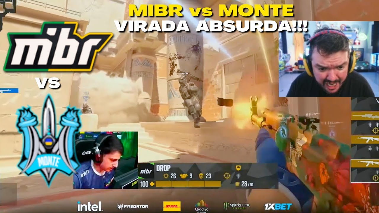 MIBR vs MONTE (Jogo Completo) ESL Challenger Katowice 2024