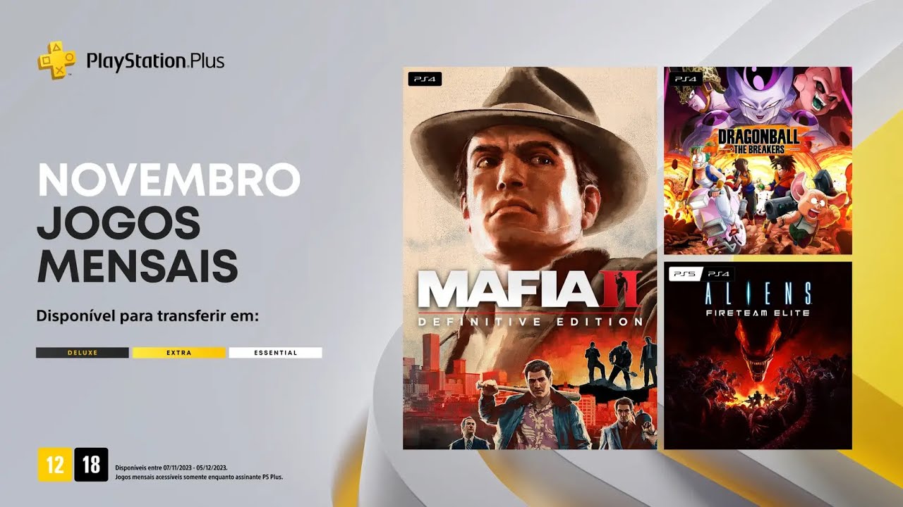 PlayStation Plus Extra/Deluxe de outubro de 2023 é revelada