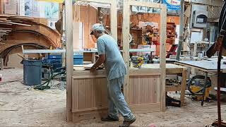 The ABC's of building a custom cedar screen door.