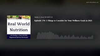 Episode 170: 5 Things to Consider for Your Wellness Goals in 2025 Guía