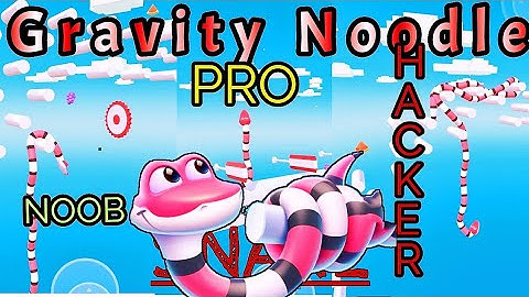 noob vs pro hacker Gravity Noodle in sky snake aio space